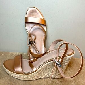 CHARLES rose gold Lightning sandals